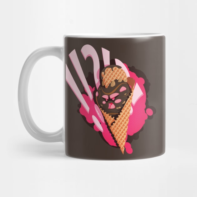 Tasty Rockin Rocky Road Ice cream cone by Niall Byrne